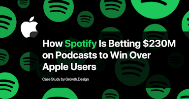 Spotify vs Apple: How Spotify is betting $230M on podcasts to win over Apple users (Ep. 1) Case Study Tile